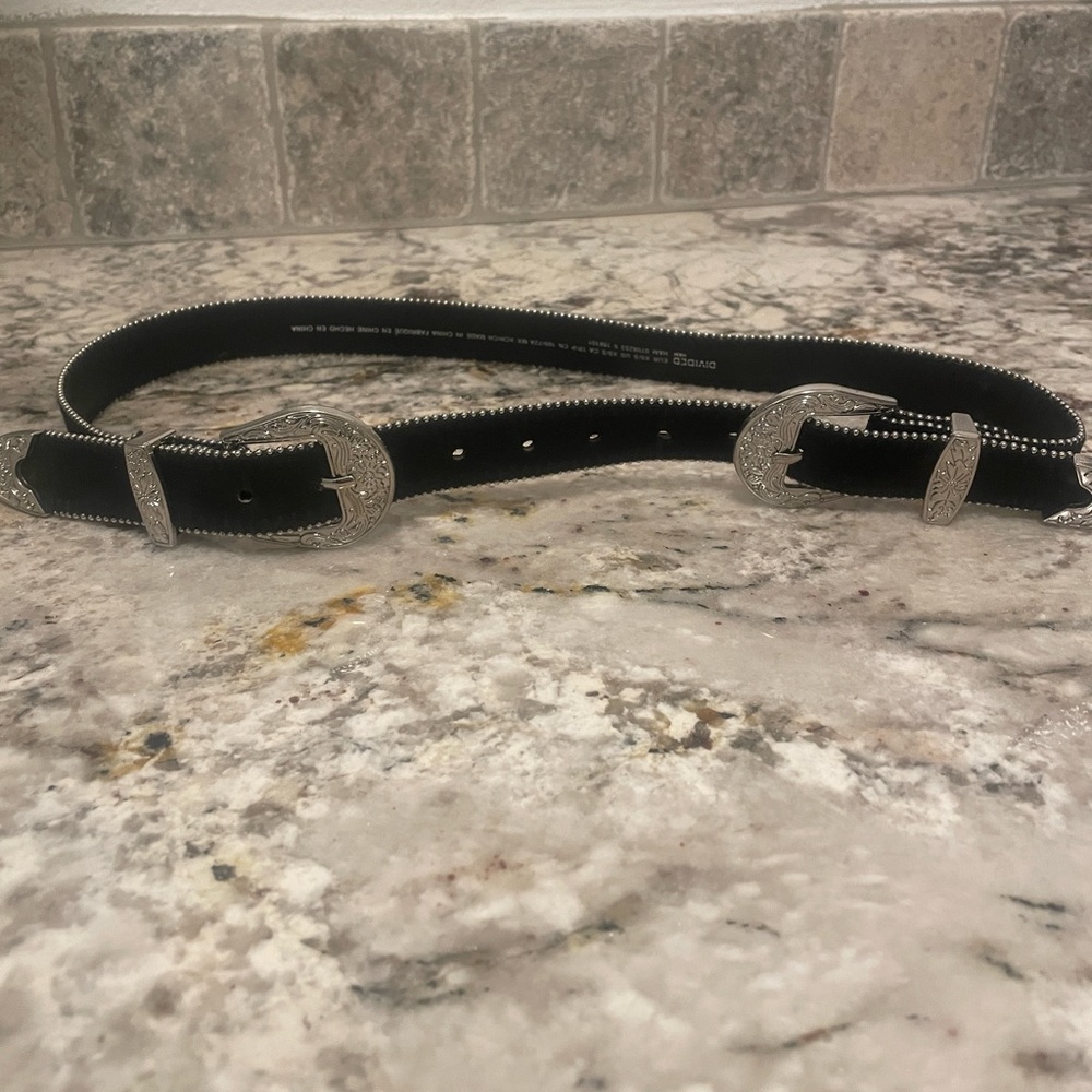 H&M double buckle belt